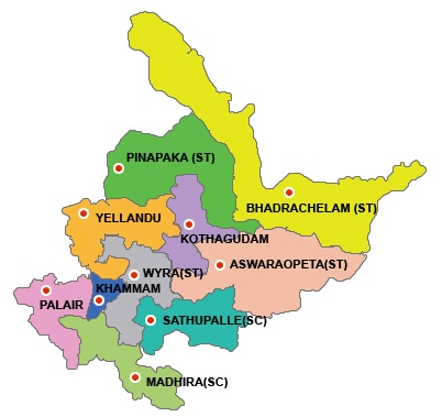 Khammam map