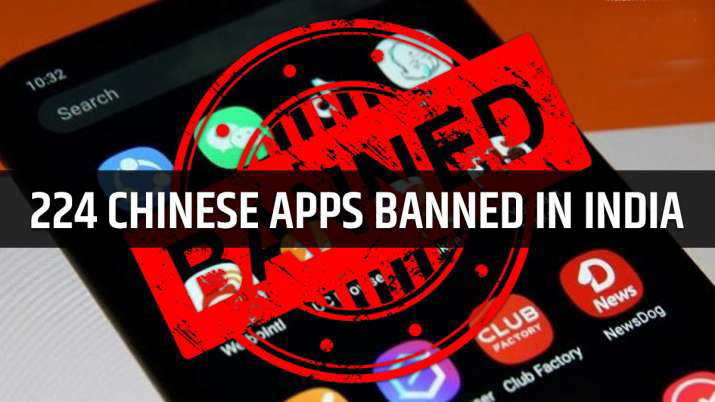China apps banned