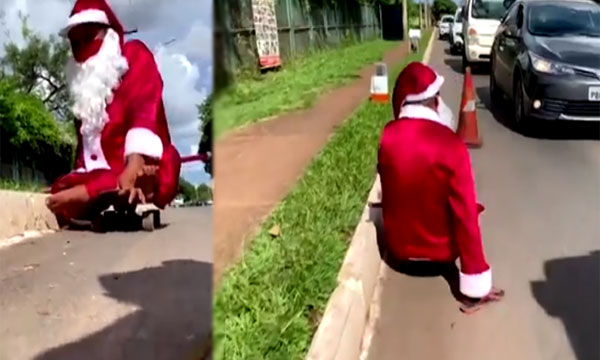 Beggar Santa Claus