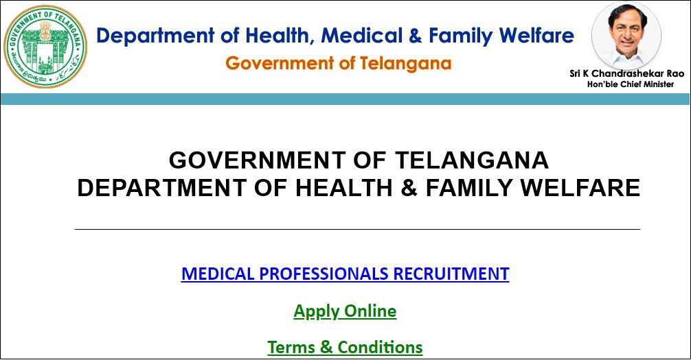 TS Health Department Recruitment 2021