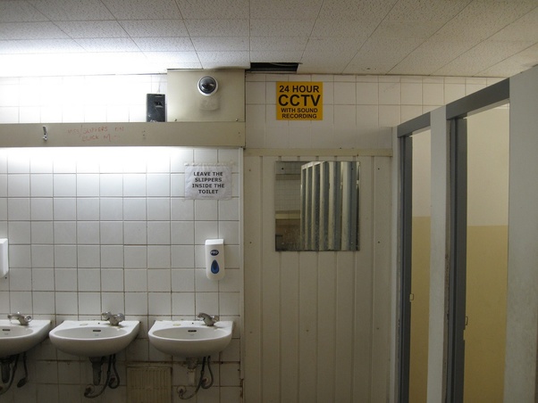 Bathroom CCTV Footage