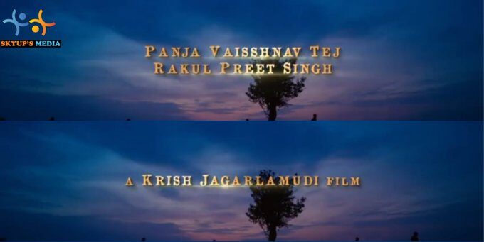 Vaishnav Tej, Krish movie first look