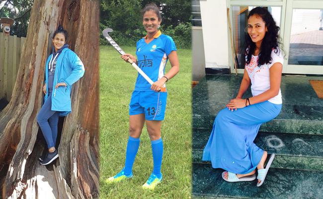 Indian Hockey player Rajini Meets CM YS Jagan