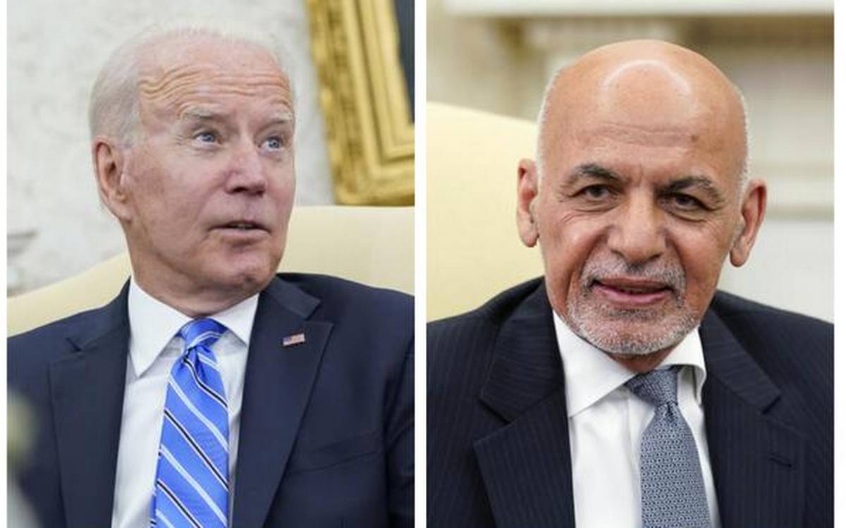 Joe Biden, Ashraf Ghani