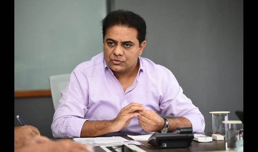 KTR Tweets On Gujarat Power Cut