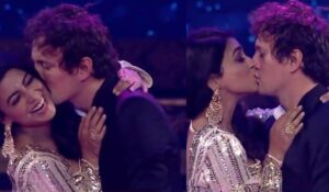 shriya kissing her husband in front of whole croud on z awards function
