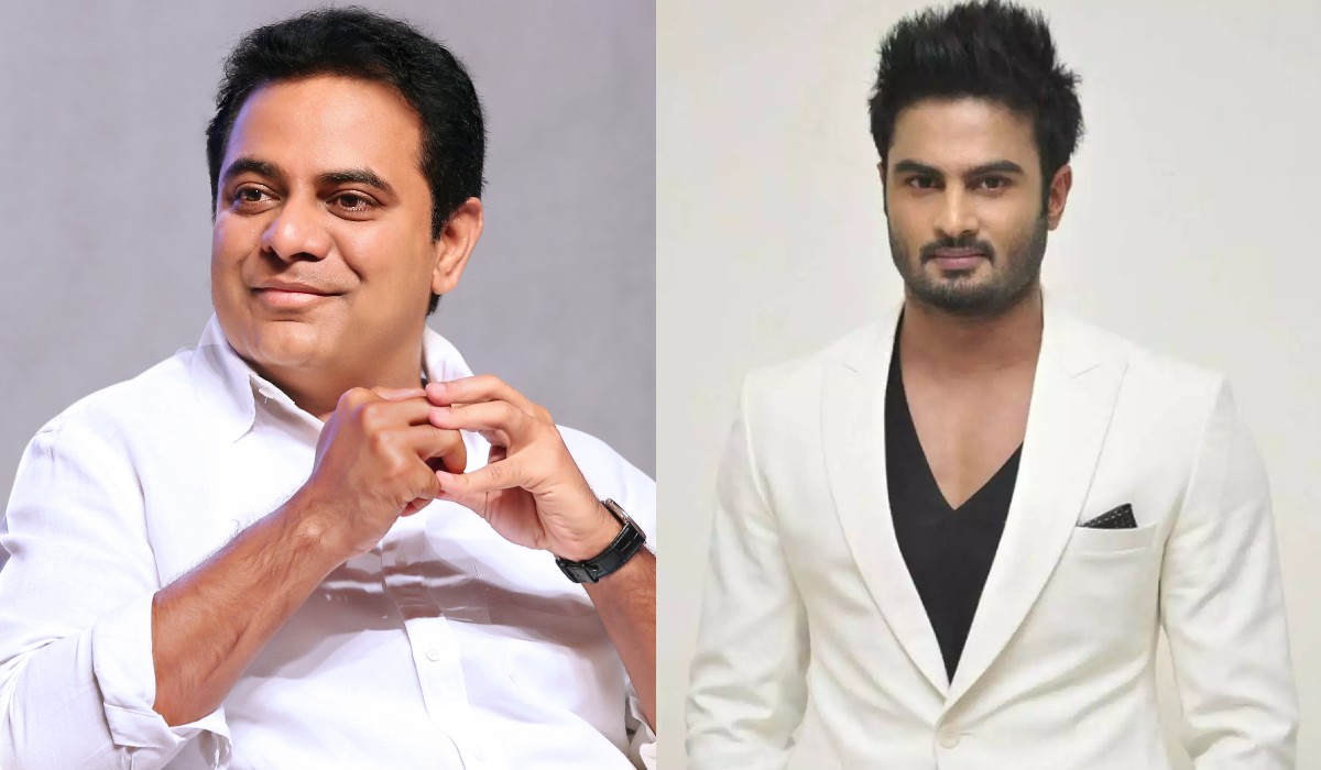 minister ktr counter to actor sudheer babu words about him