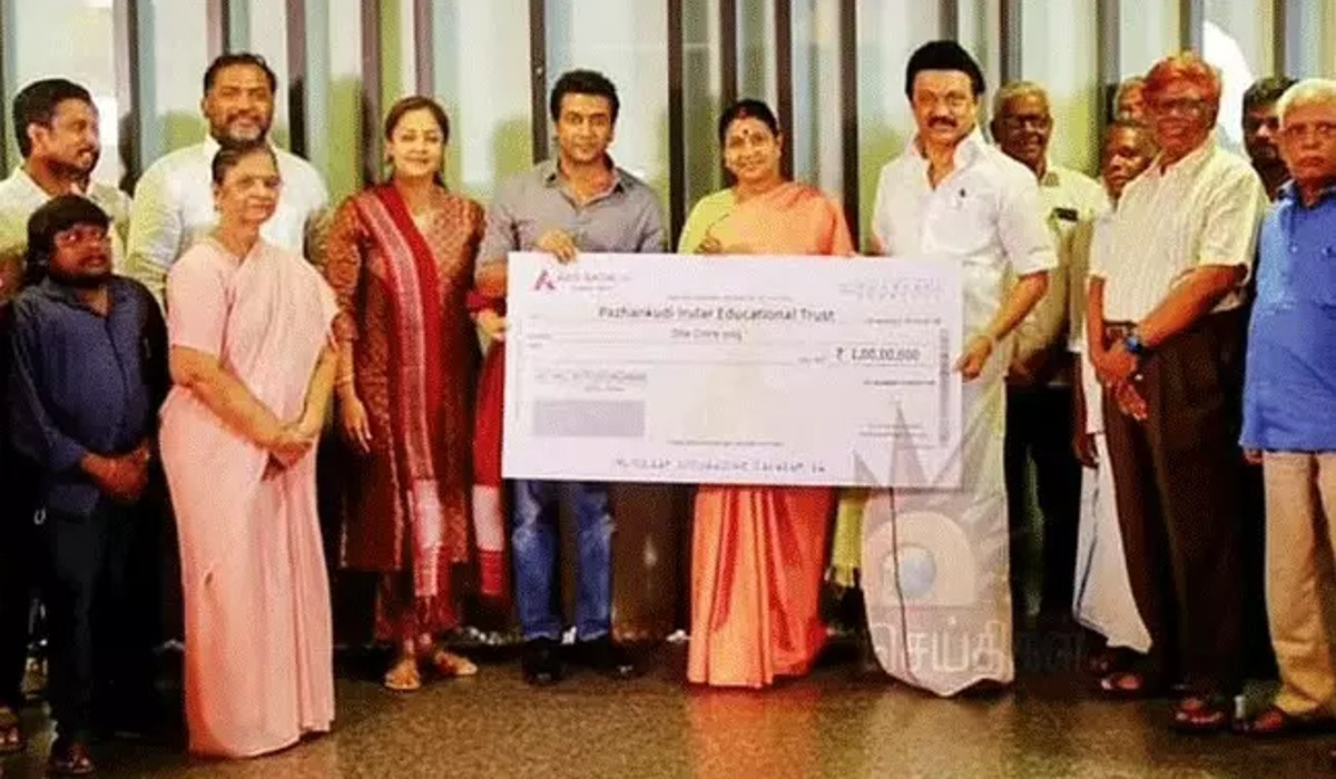 actor surya donate one crore rupees to irular education trust