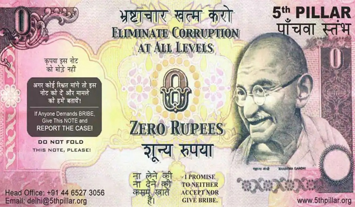 Zero Rupee Note