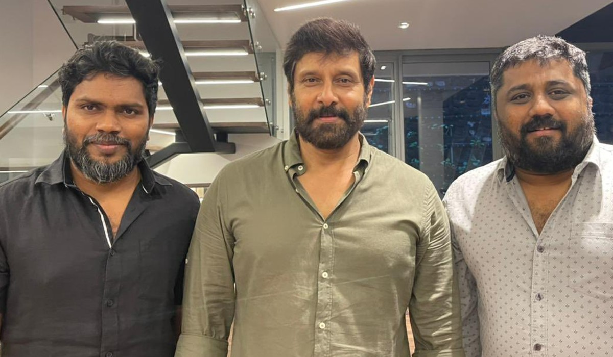 actor vikram started new movie with director pa ranjith
