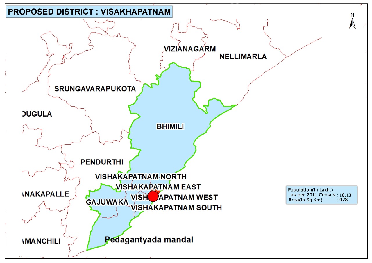 Visakhapatnam District Map