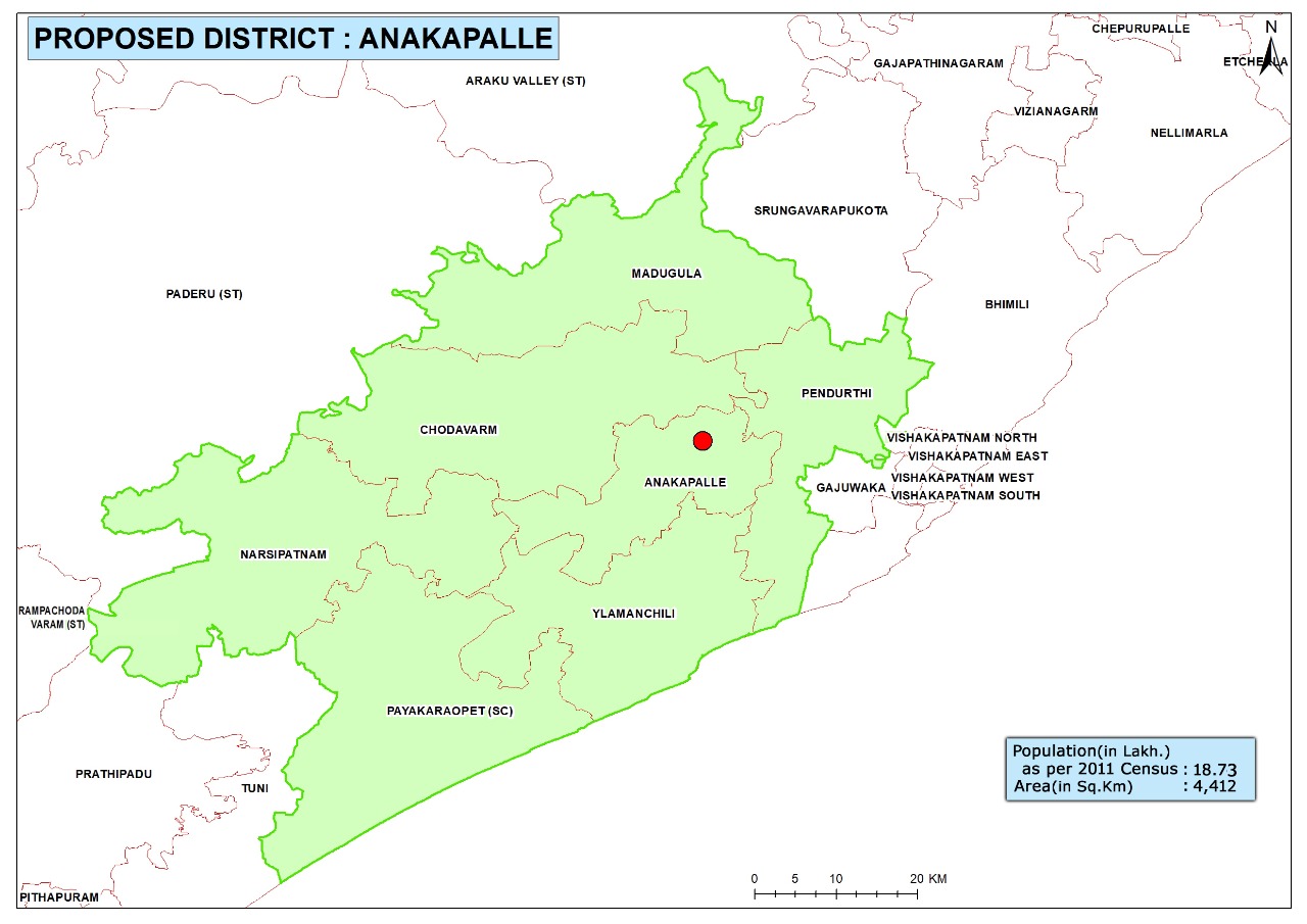 Anakapalle District Map