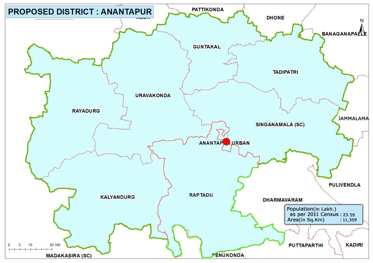 Anantapur District Map