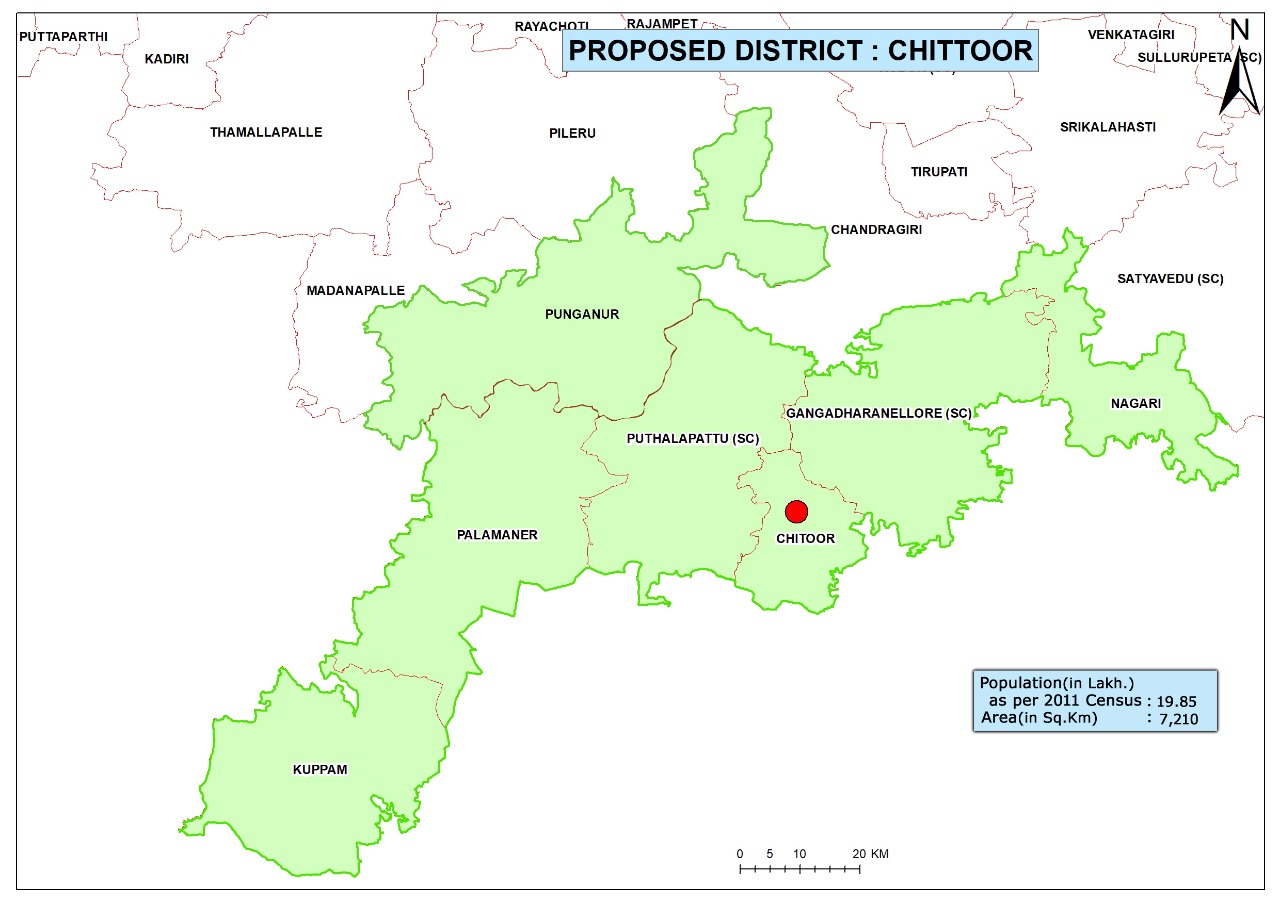 Chittoor District Map