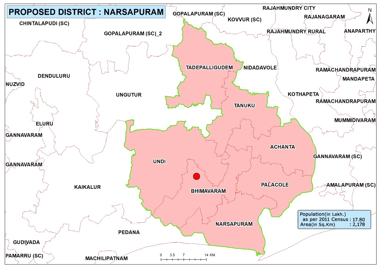 Narsapuram District Map