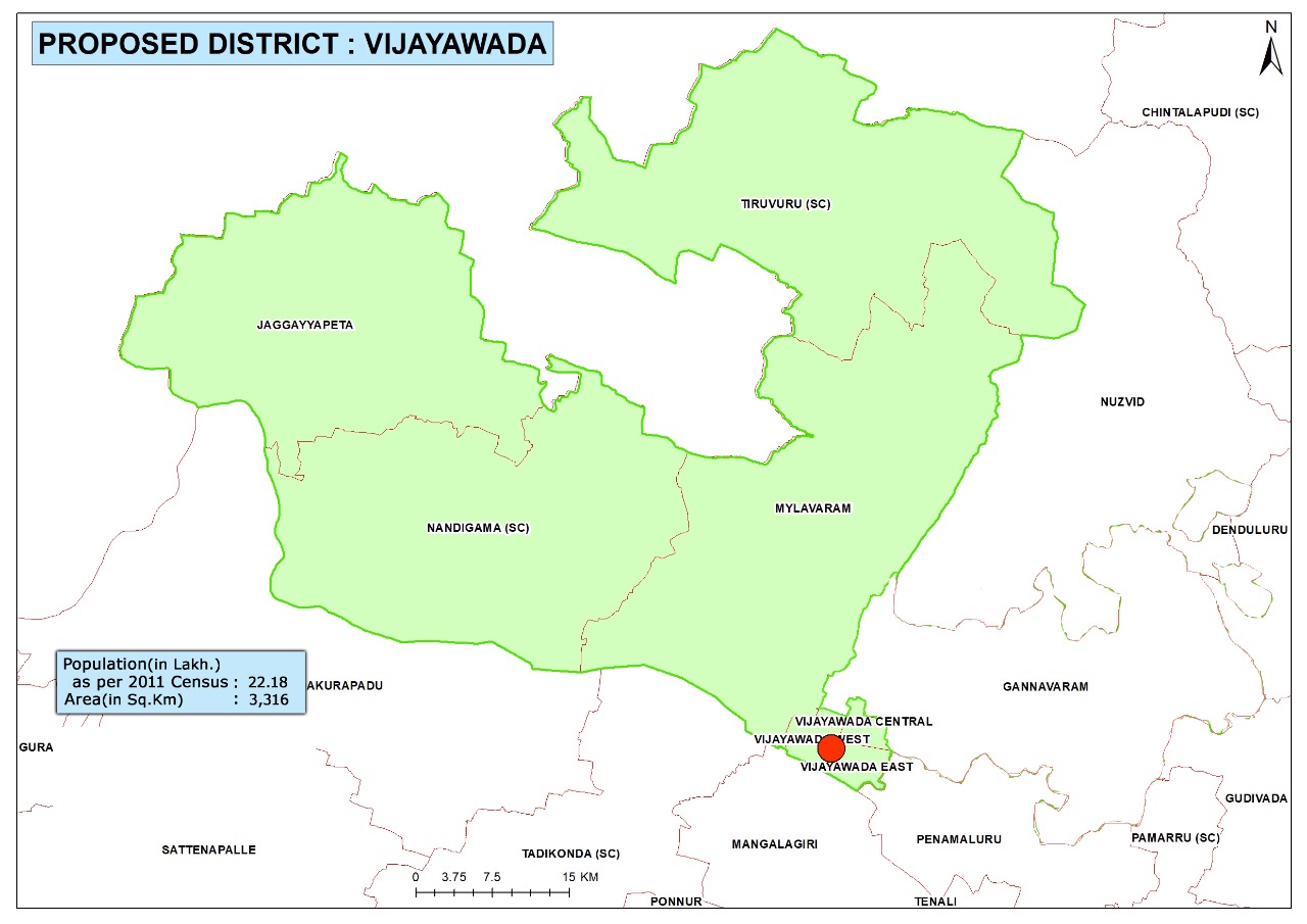 Vijayawada District Map