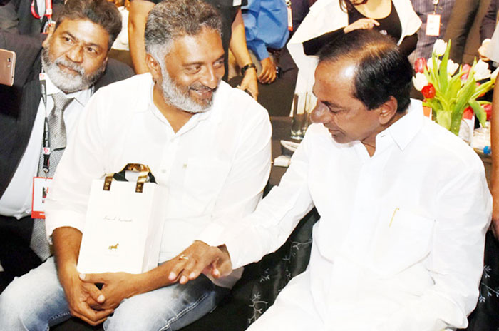 Prakash Raj With KCR