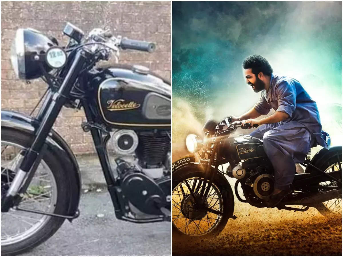 NTR Bike In RRR Movie