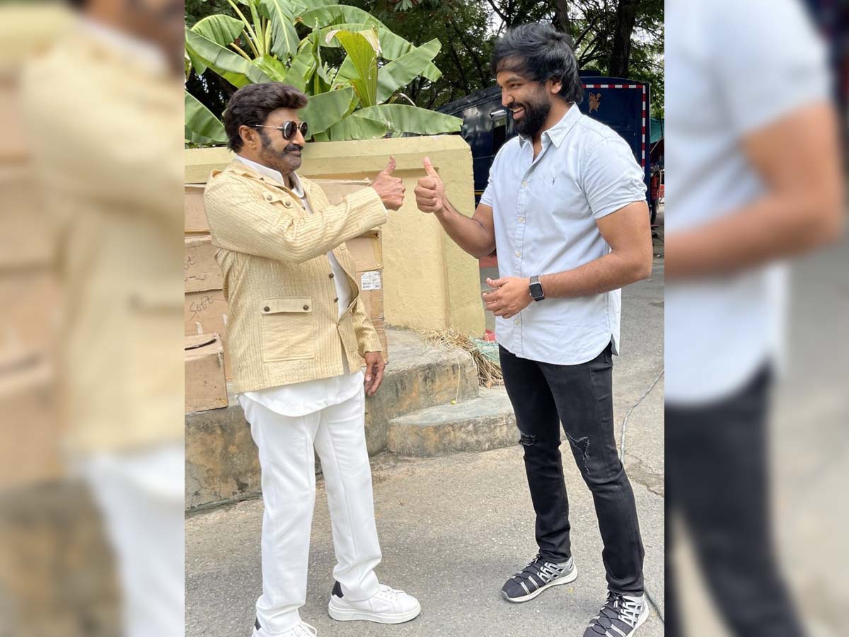 Manchu Vishnu With Balakrishna