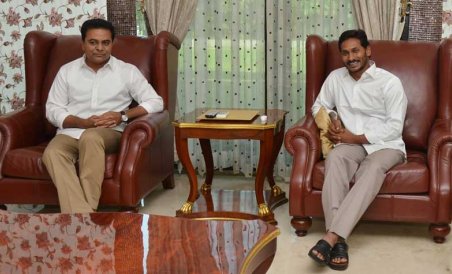 KTR, Jagan key Meeting In London