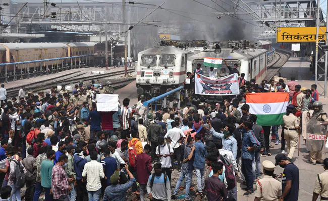 Agnipath Protest in Secunderabad