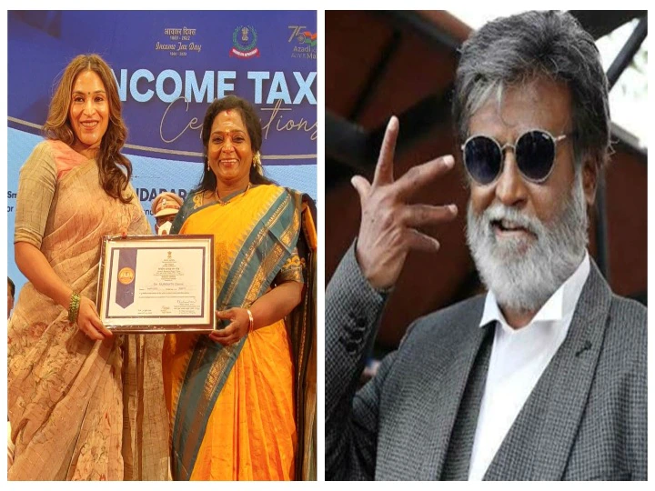 Rajinikanth Income Tax Award