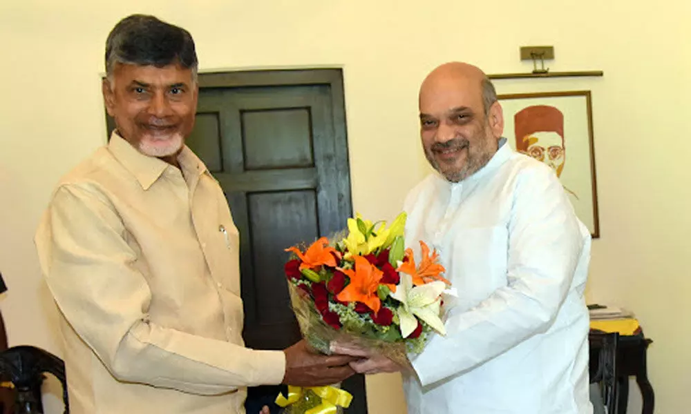 Amit Shah- Chandrababu