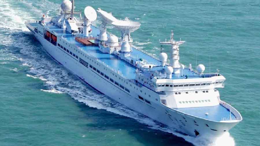 China Spy Ship in Sri Lanka