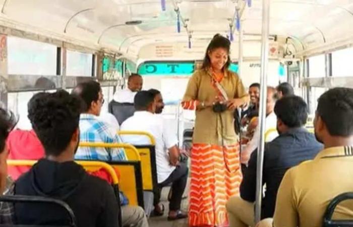 Gajuwaka Lady Bus Conductor