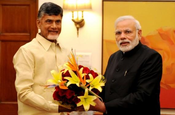 Chandrababu Meets Modi