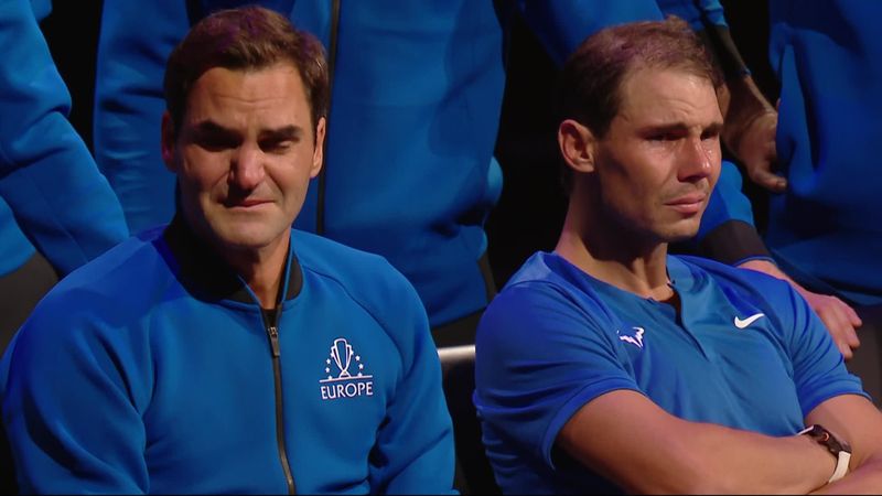 Roger Federer- Rafael Nadal Crying