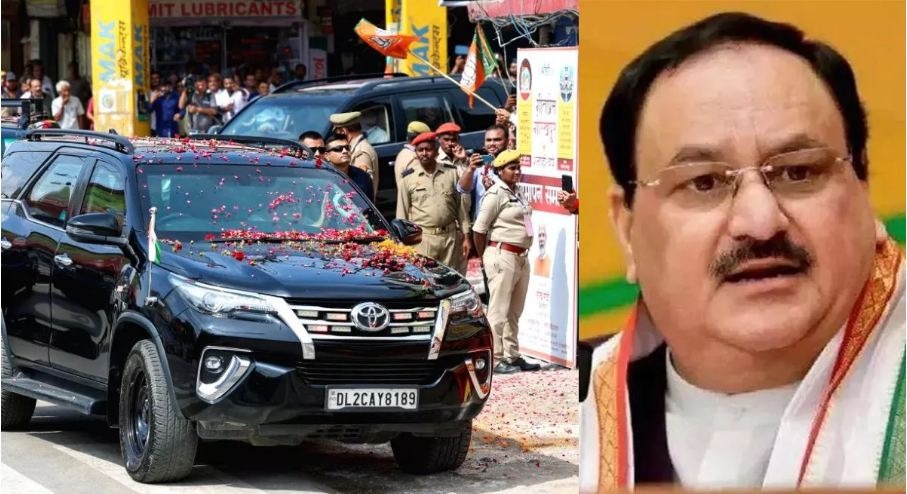 Thieves stole JP Nadda's wife's car