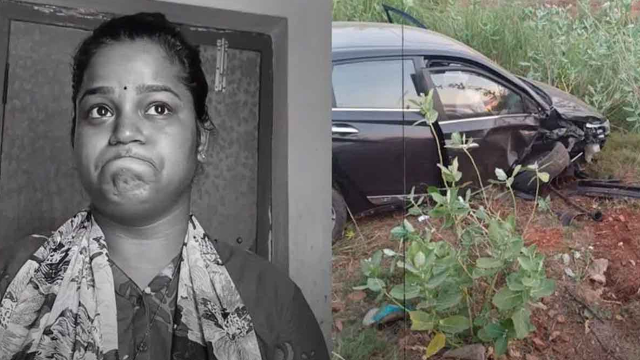 Jabardasth Pavithra met with an accident