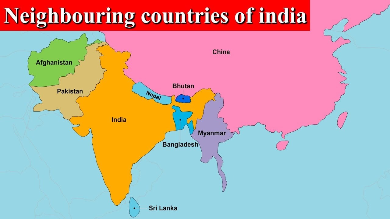 India border Countries 