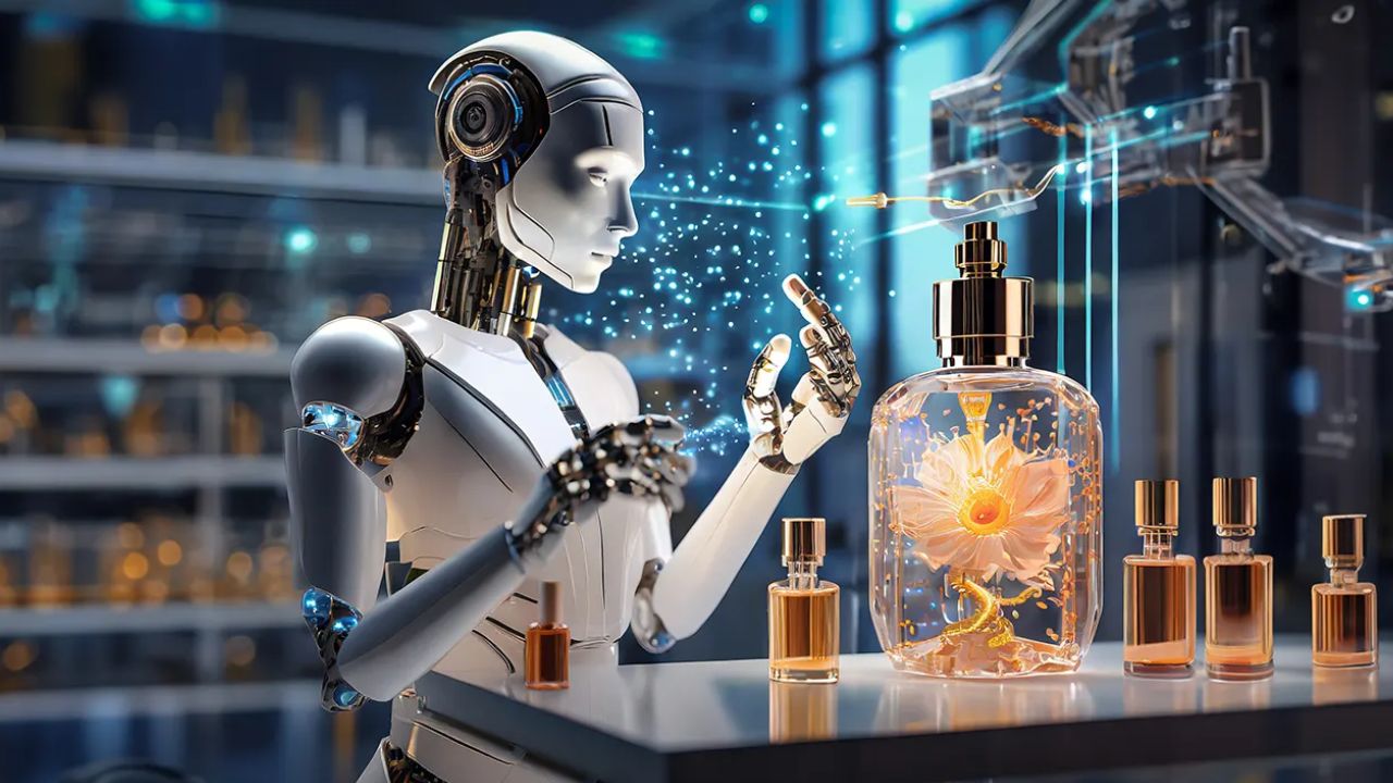 Perfumes are being made with artificial intelligence (AI).