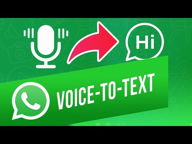 A new feature in WhatsApp.. Voice notes can be converted into text messages