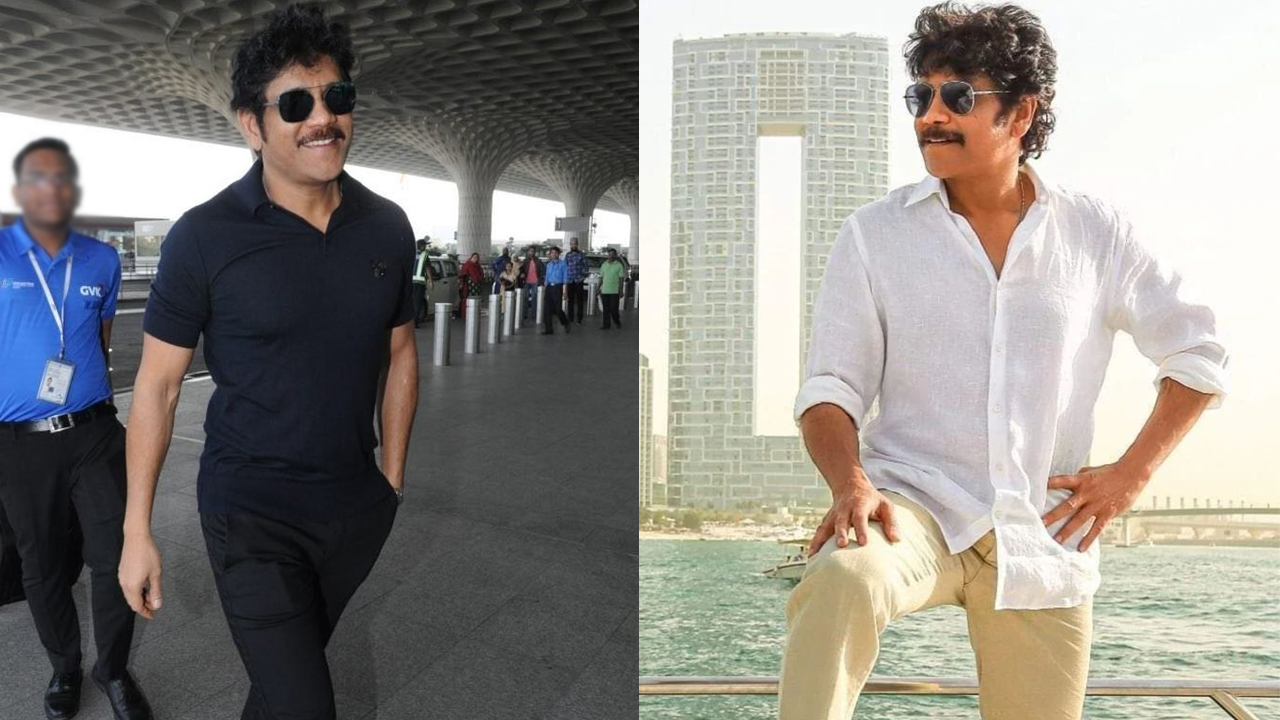 Nagarjuna young look even at the age of 64