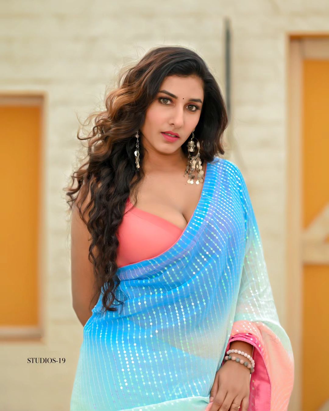 Vishnu Priya looks stunning in Saree (4)
